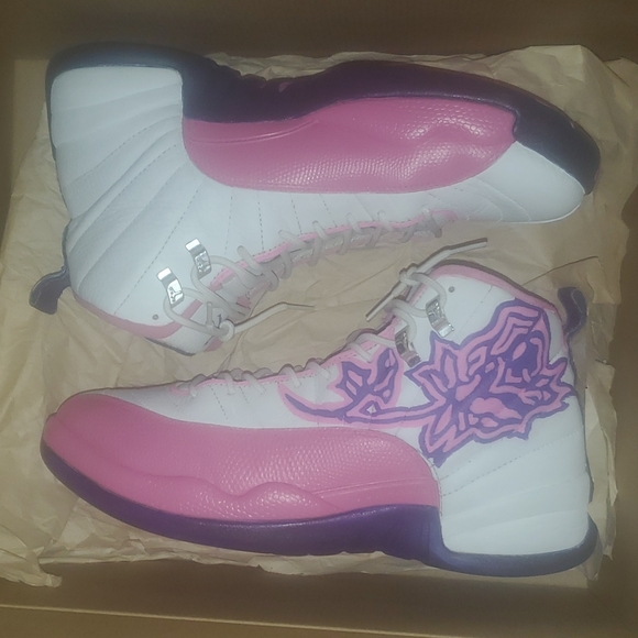 Custom jordan retro 12. Size 11. - Picture 8 of 9